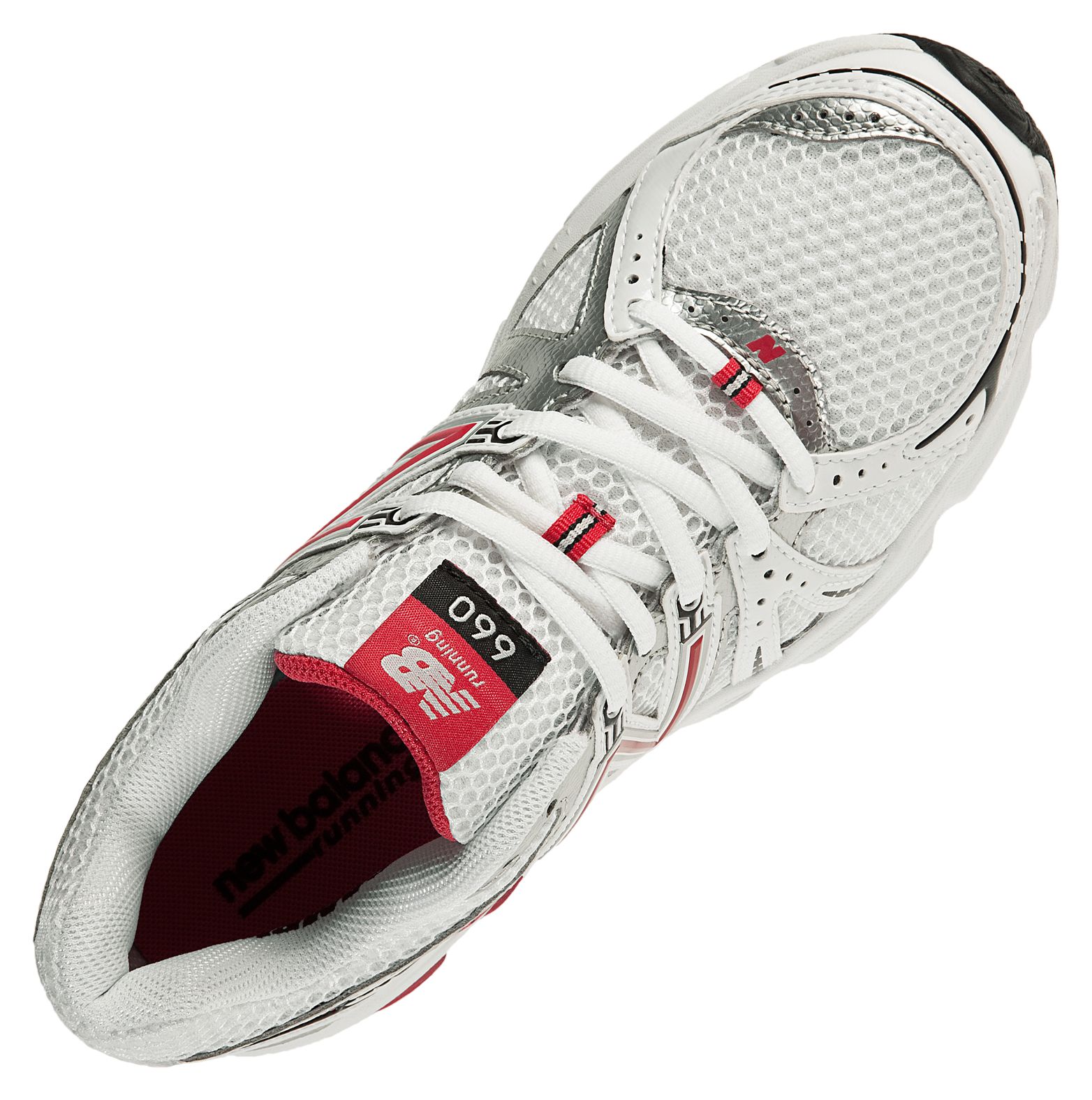 New Balance 660, White with Pink
