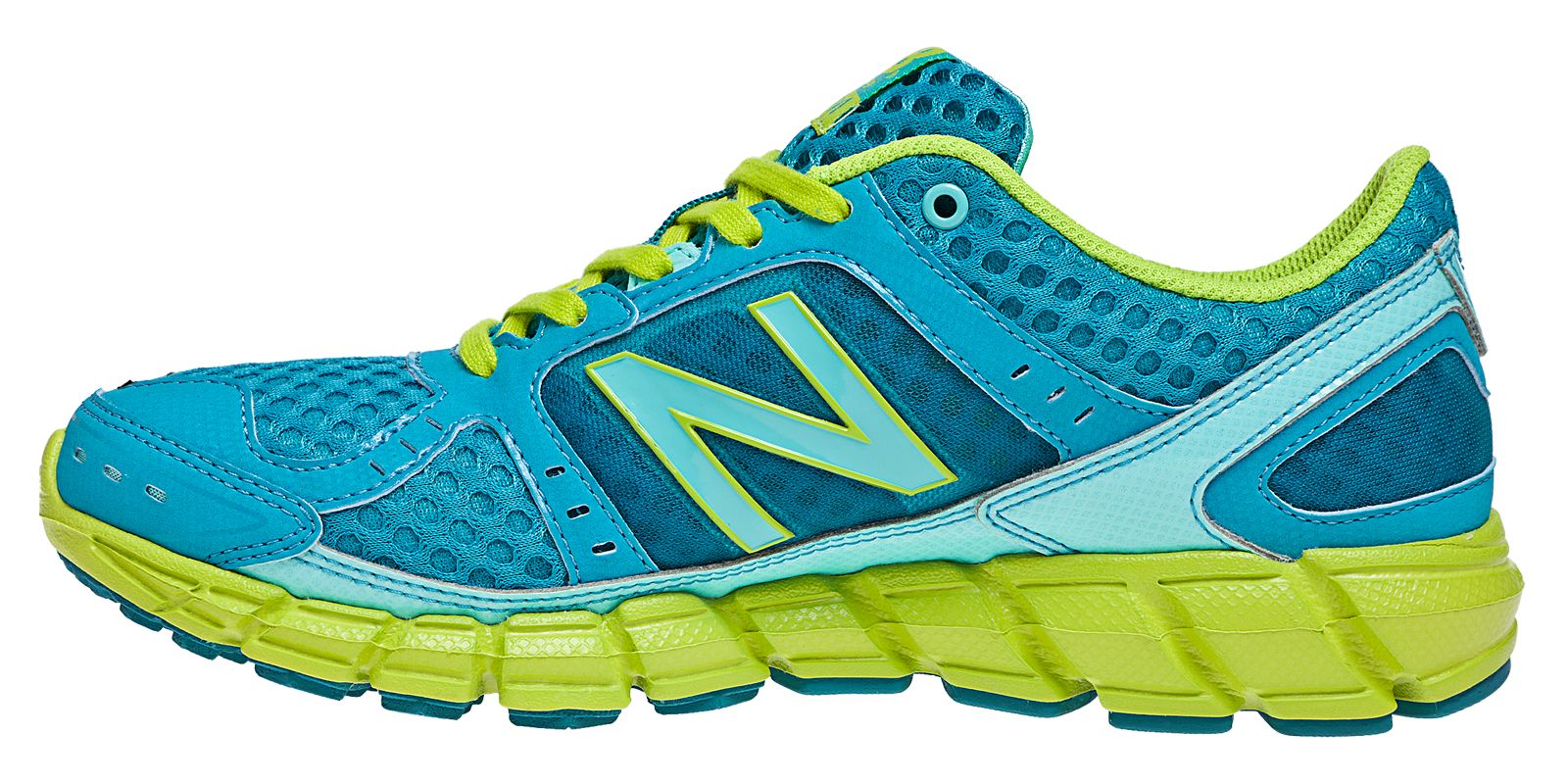 New Balance 750, Neon Blue with Fluorescent Green
