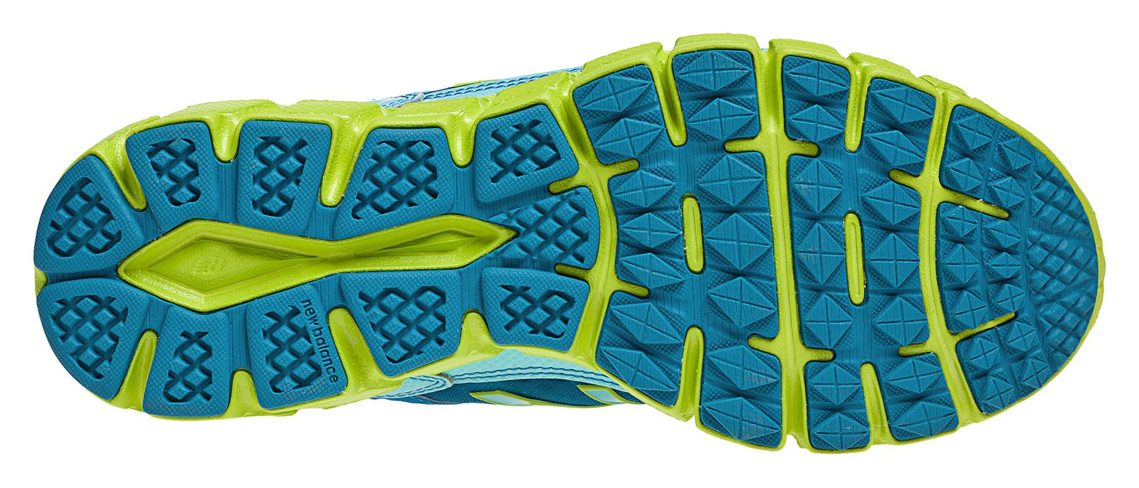 New Balance 750, Neon Blue with Fluorescent Green