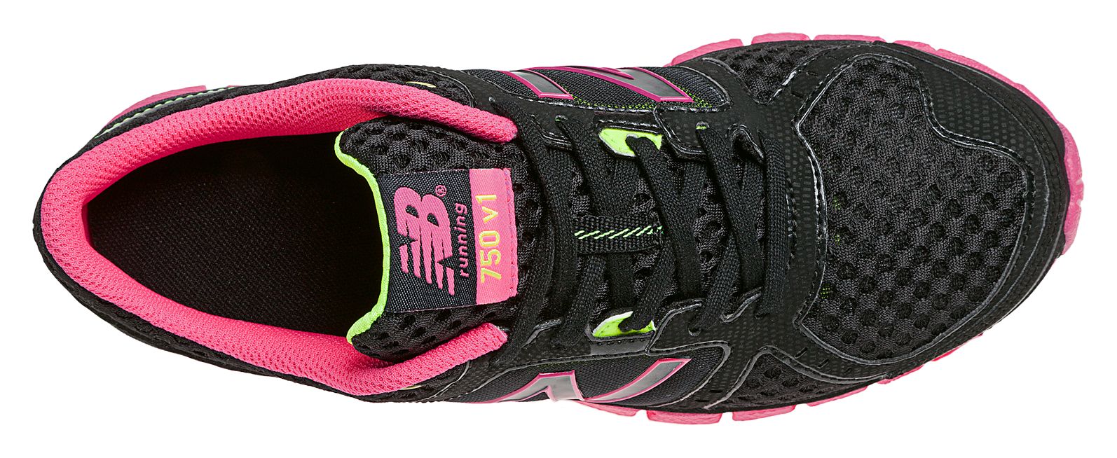 New Balance 750, Black with Pink