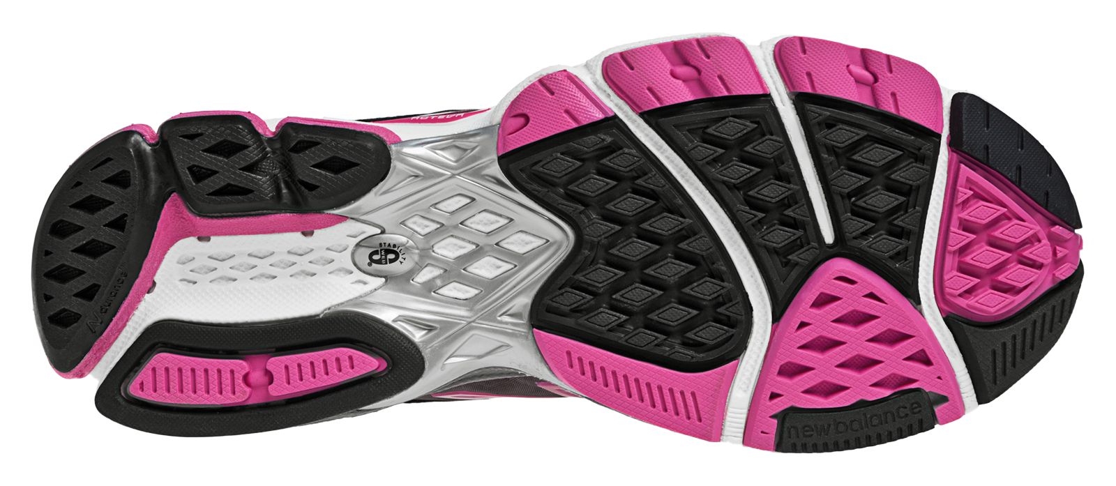 New Balance 770v3, Grey with Komen Pink &amp; White