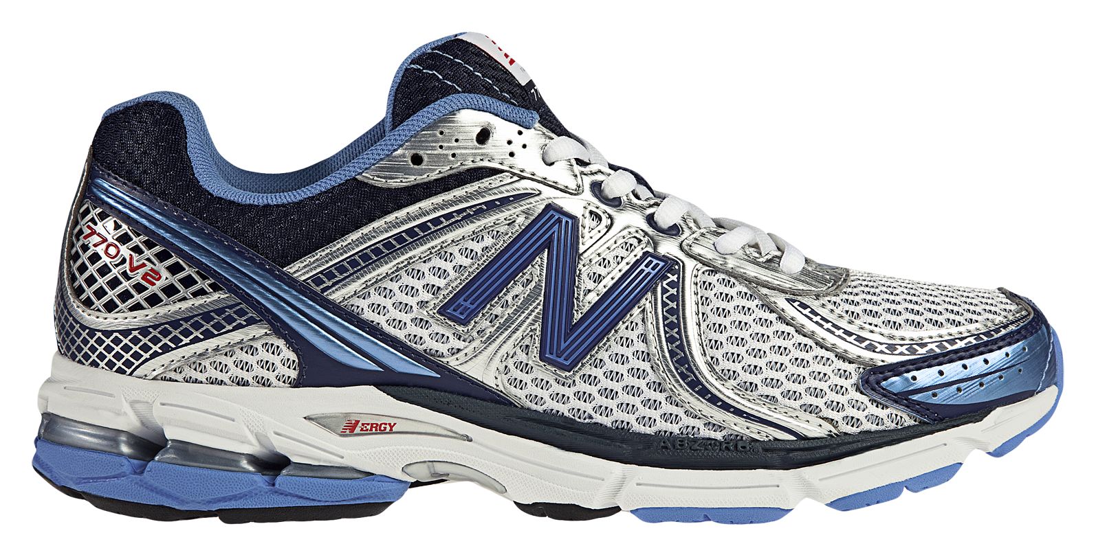 New Balance 770v2, Silver with Blue