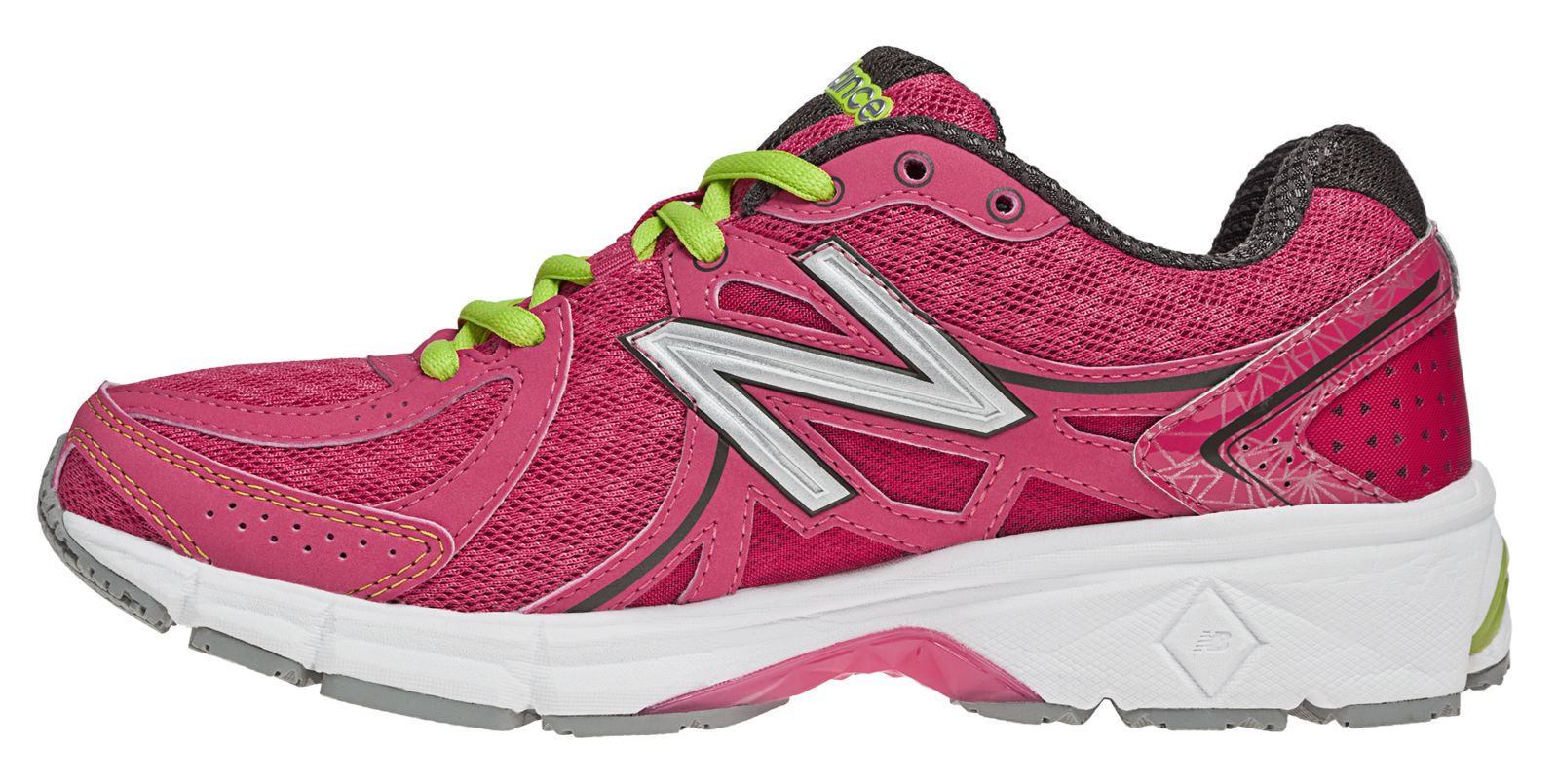 New Balance 780v2, Raspberry with Dark Brown &amp; Lime Green