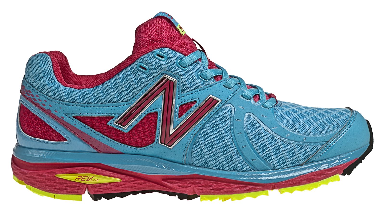 New Balance 790v2, Blue Atoll with Red & Yellow