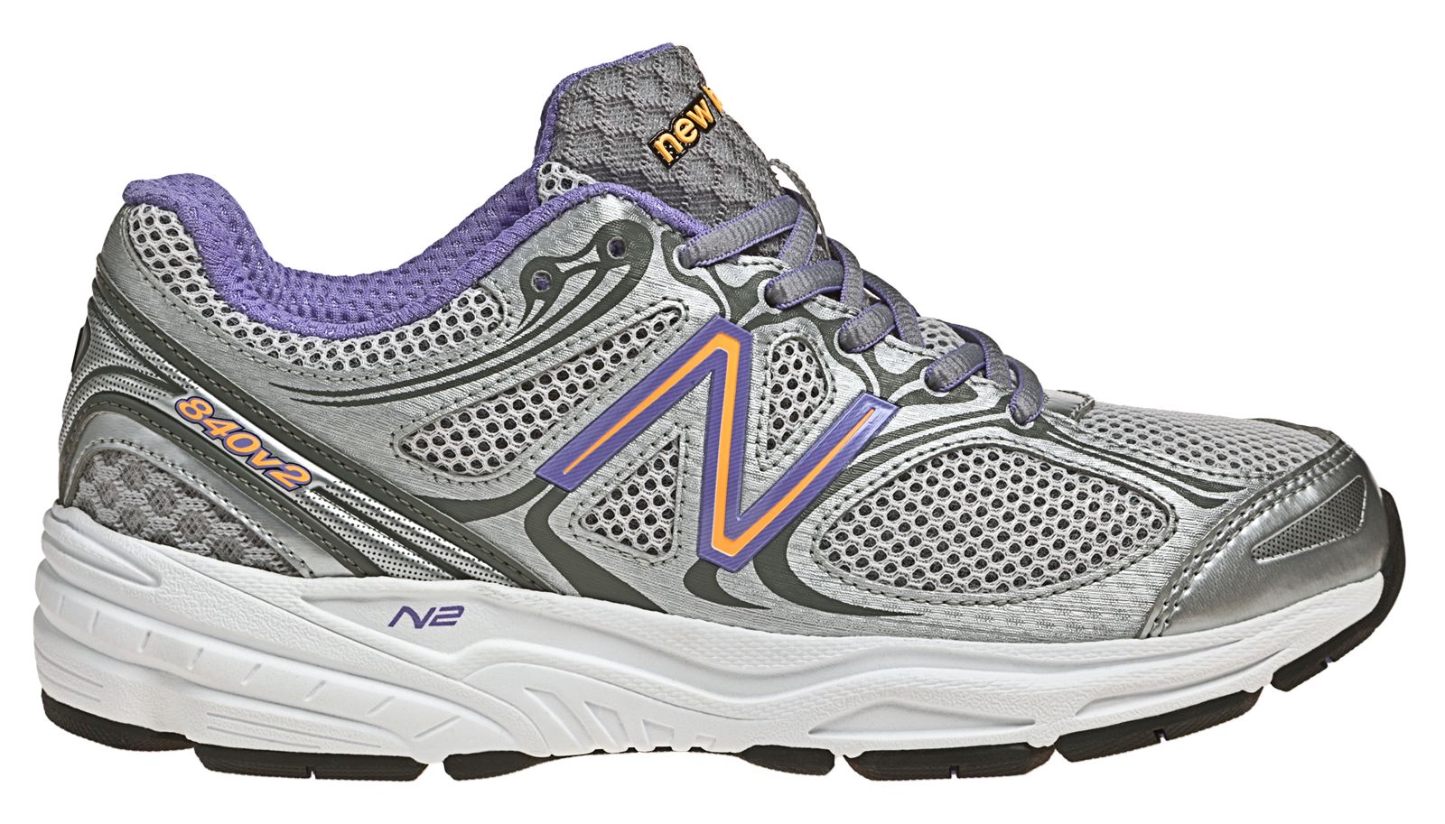 New Balance 840v2, Silver with Pink