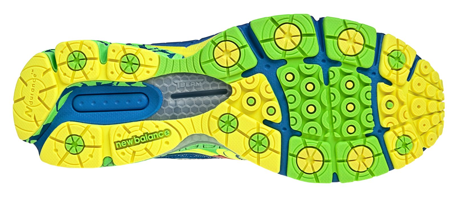 Womens Limited Edition NYC 860v3, Campanula with Neon Yellow &amp; Lime