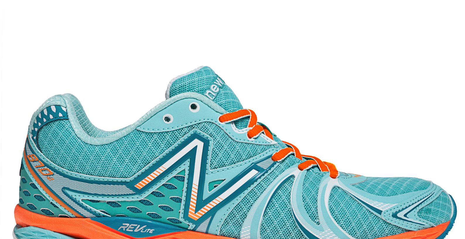 New Balance 870v2, Blue Grotto with Orange