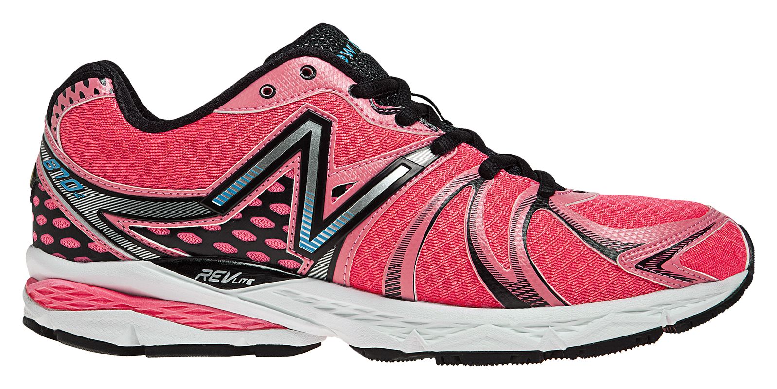New Balance 870v2, Pink with Black