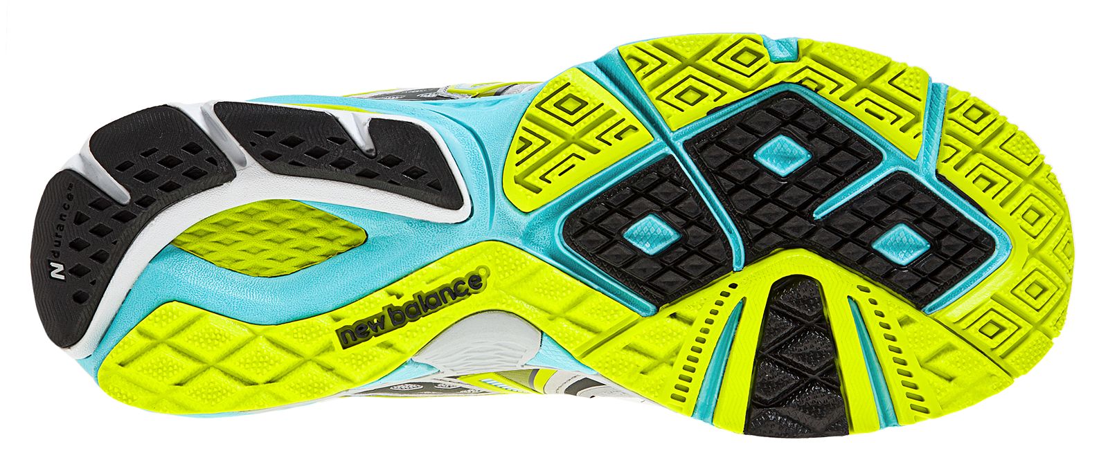 New Balance 870v2, Silver with Blue Atoll &amp; Neon Green