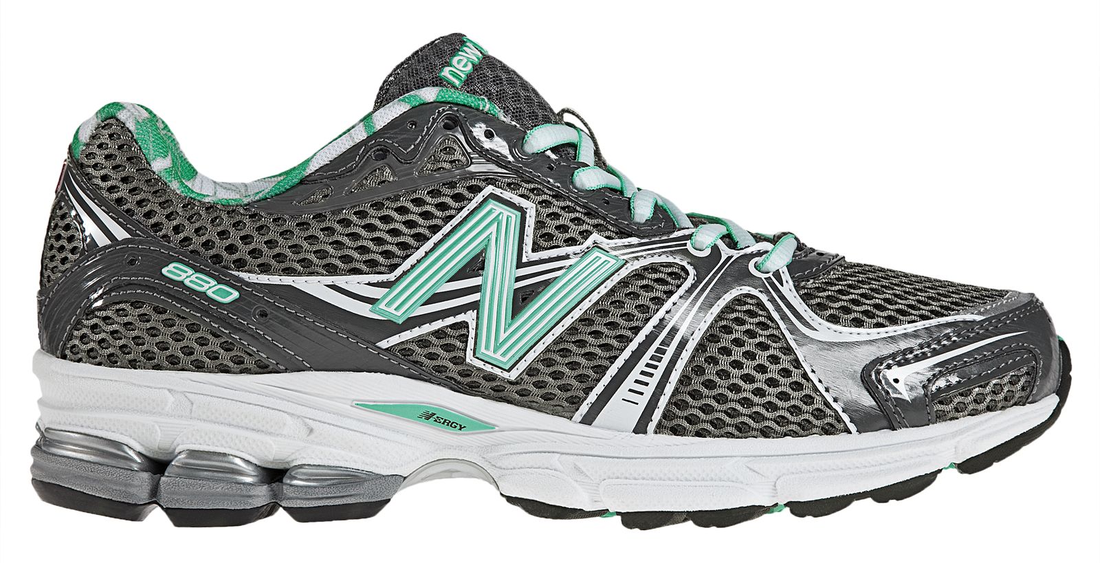New Balance 880, Silver with Green