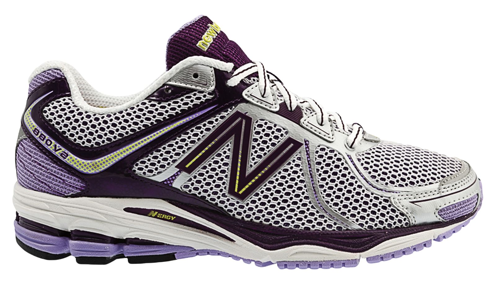 New Balance 880v2, Silver with Purplehaze & Black
