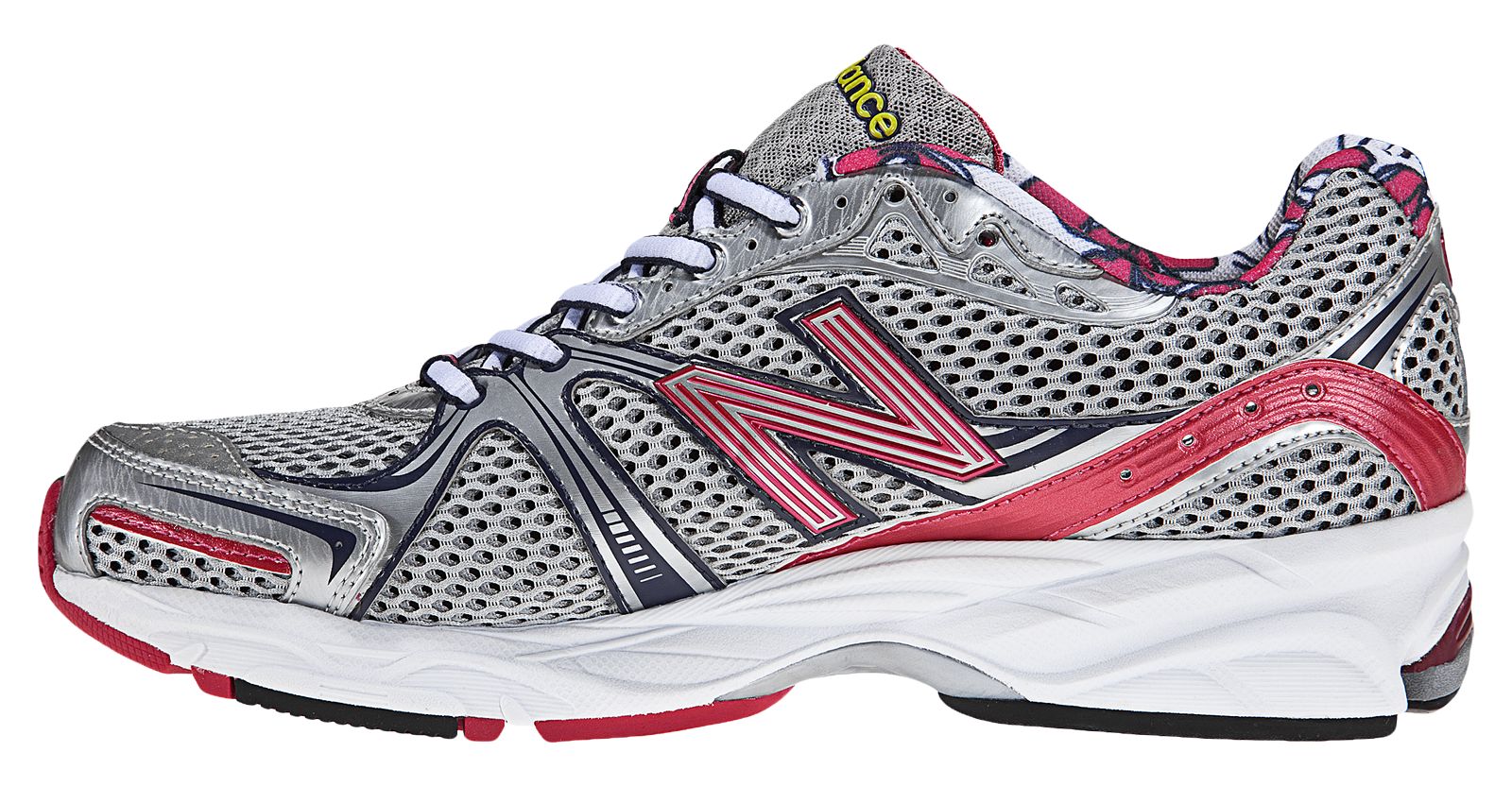 New Balance 880, Silver with Pink &amp; Navy