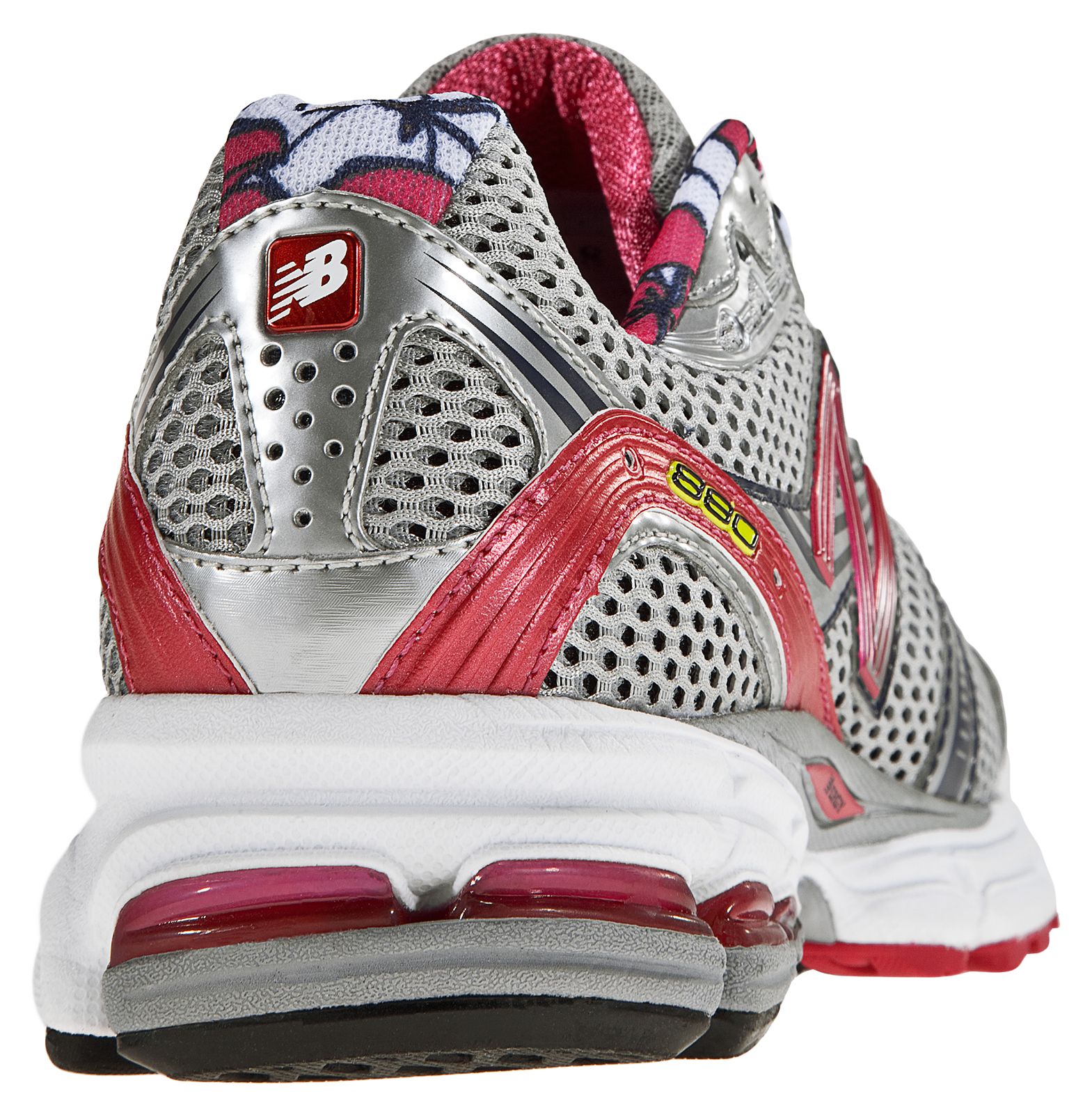 New Balance 880, Silver with Pink &amp; Navy