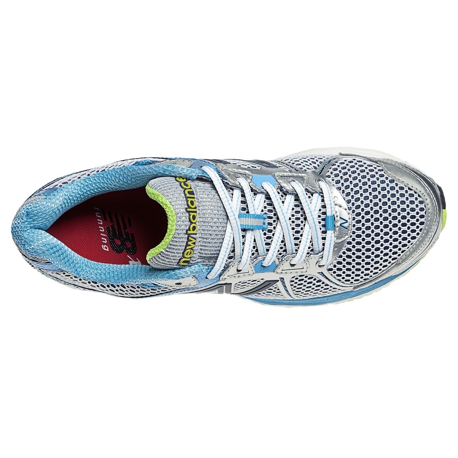 New Balance 880v2, White with Blue Bell &amp; Neon Green