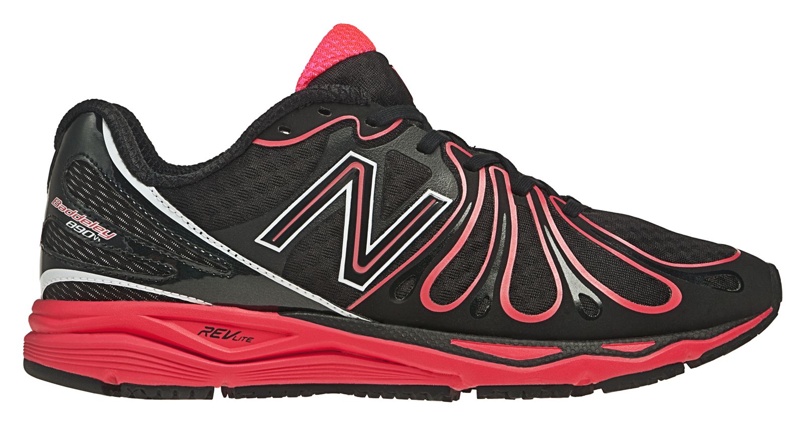 New Balance 890v3, Black with Diva Pink