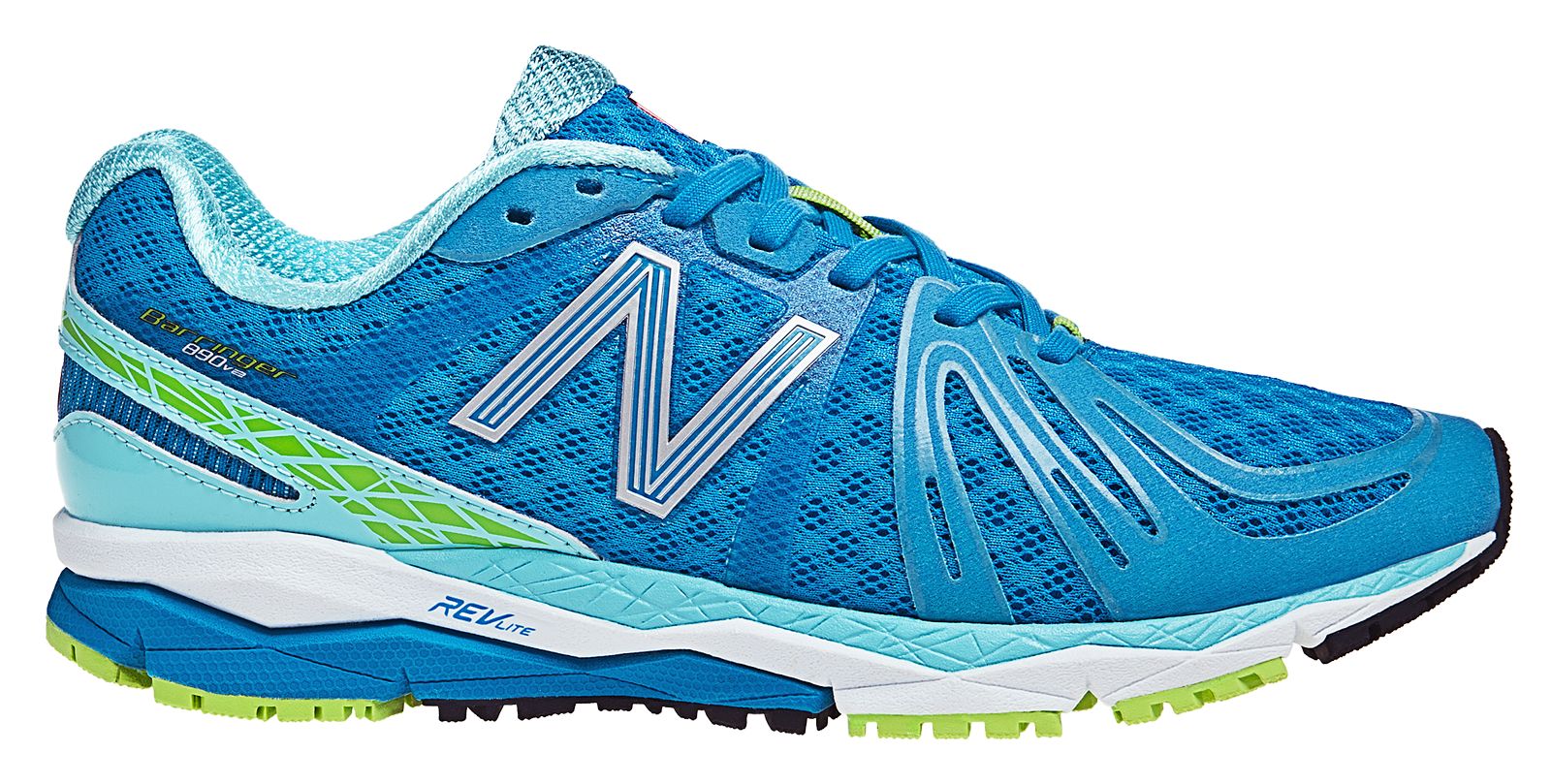 New Balance 890v2, Blue Atoll with Vision Blue & Fluorescent Green