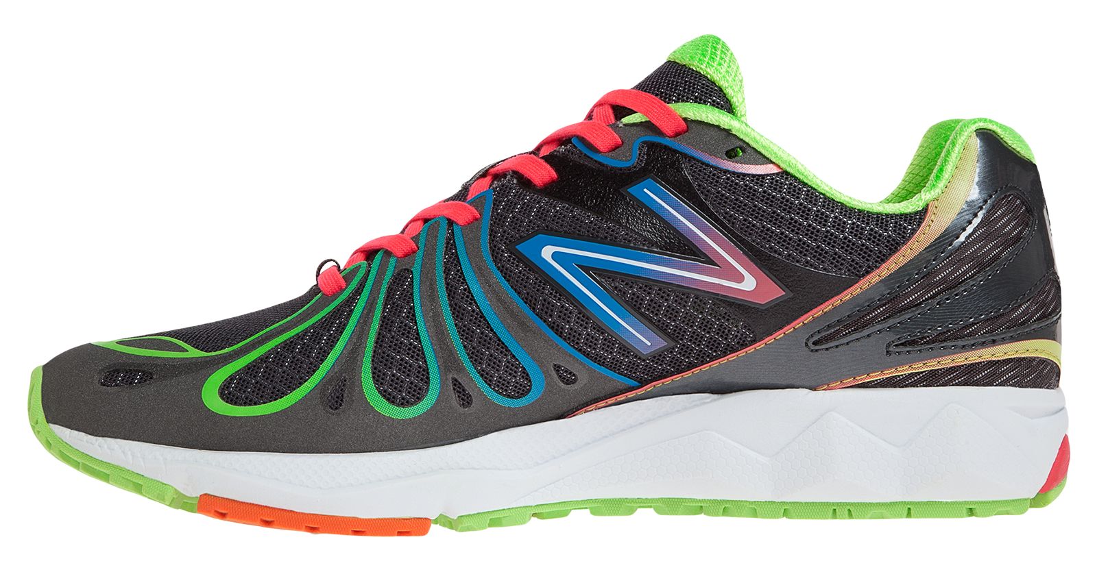 New Balance 890v3, Black with Green Oasis