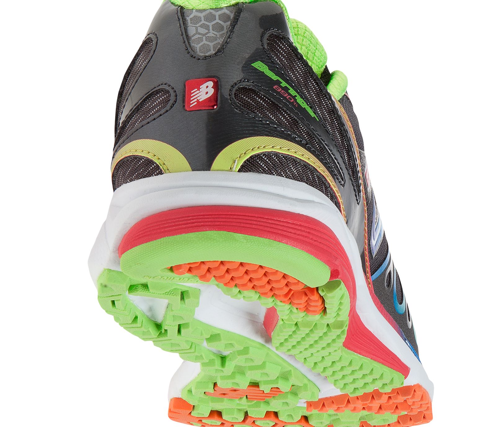 New Balance 890v3, Black with Green Oasis