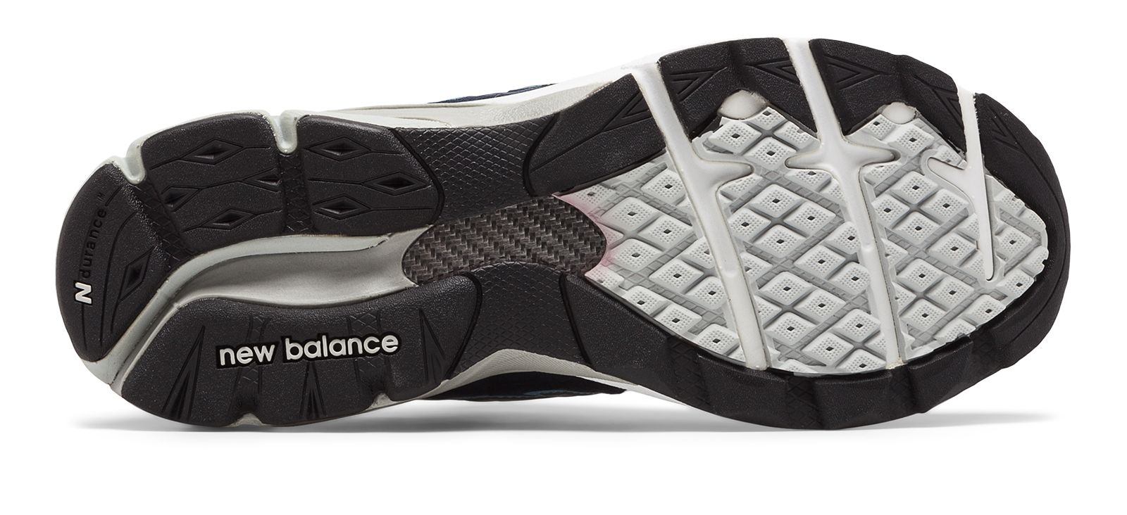 New Balance 990v3, Navy with White &amp; Light Blue