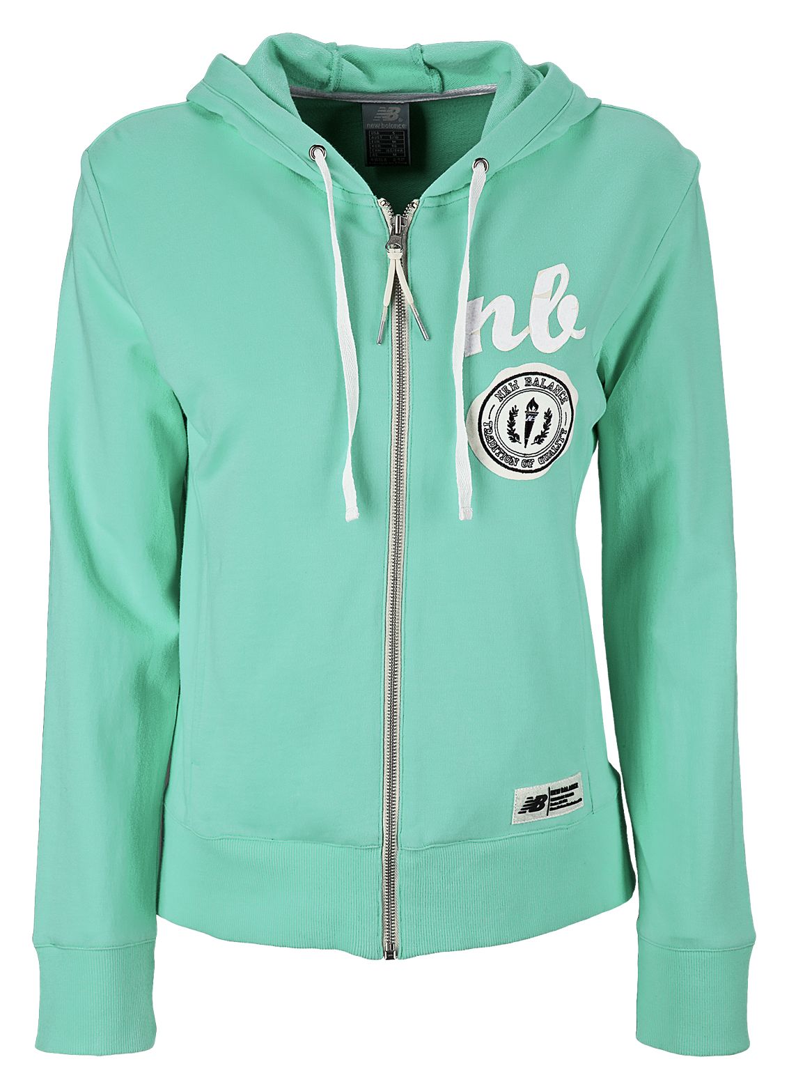 Badged Zip Up Hoodie, Bermuda