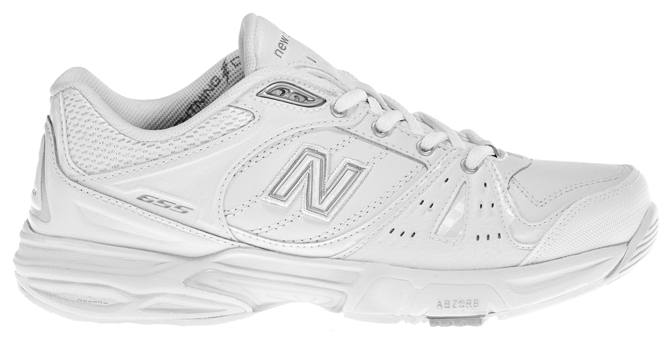 New Balance 655, White with Silver