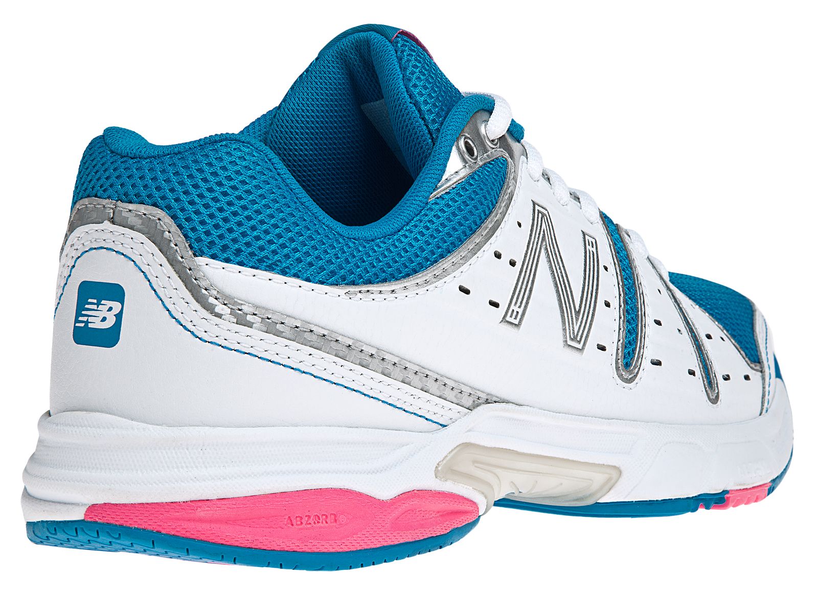 New Balance 656, White with Blue Atoll &amp; Diva Pink