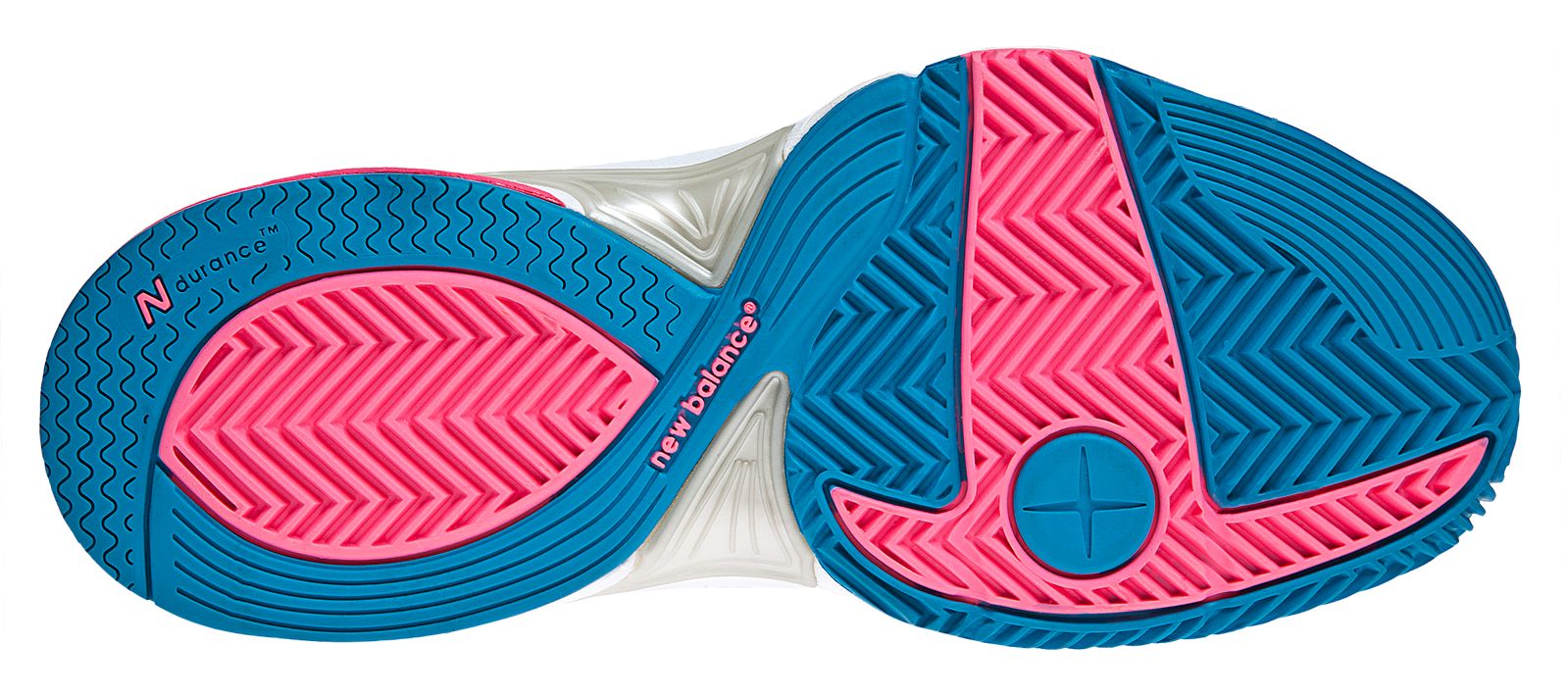 New Balance 656, White with Blue Atoll &amp; Diva Pink