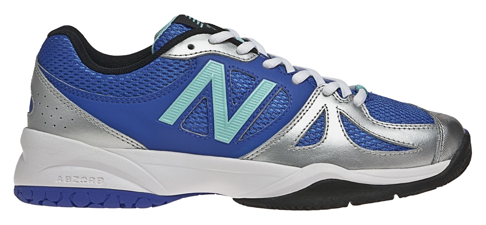 New Balance 696, Silver with Blue
