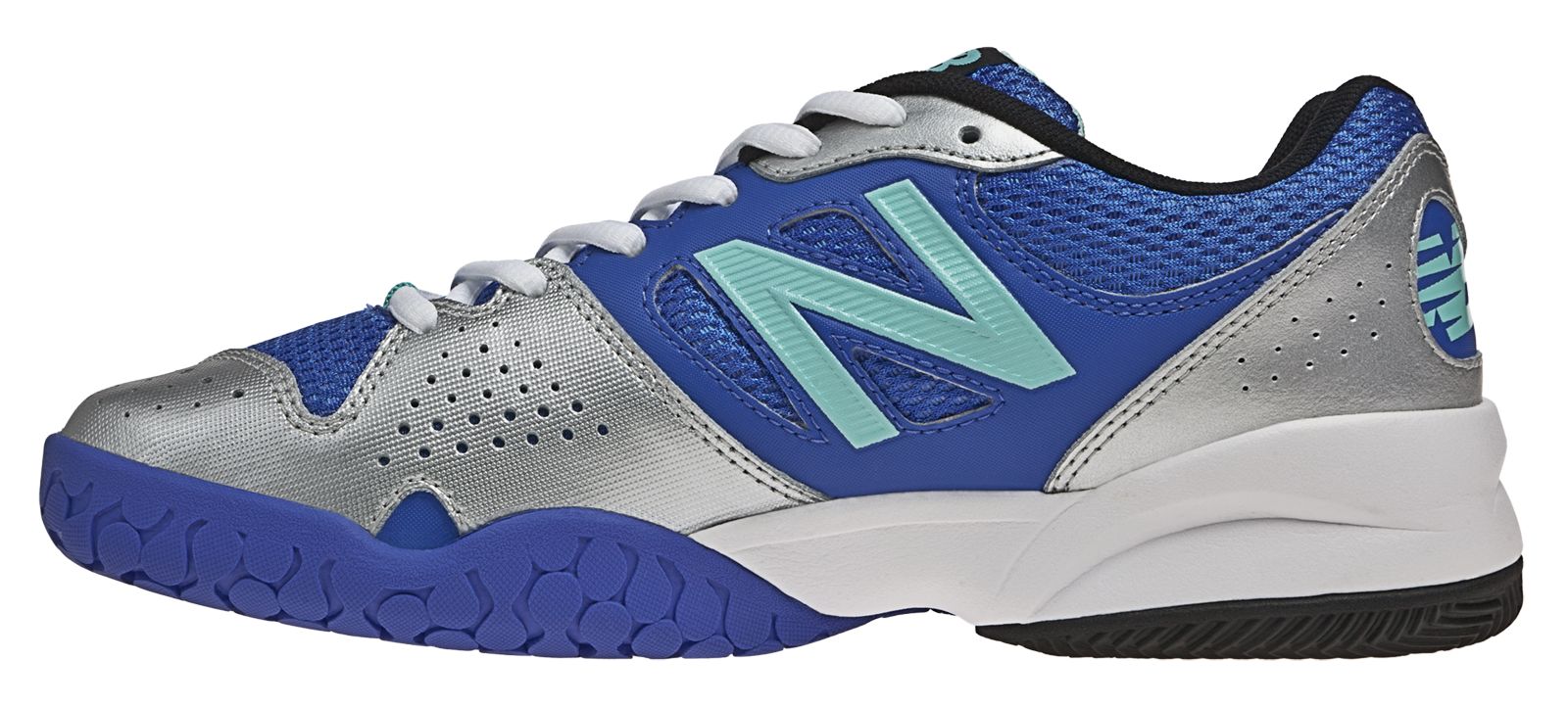 New Balance 696, Silver with Blue