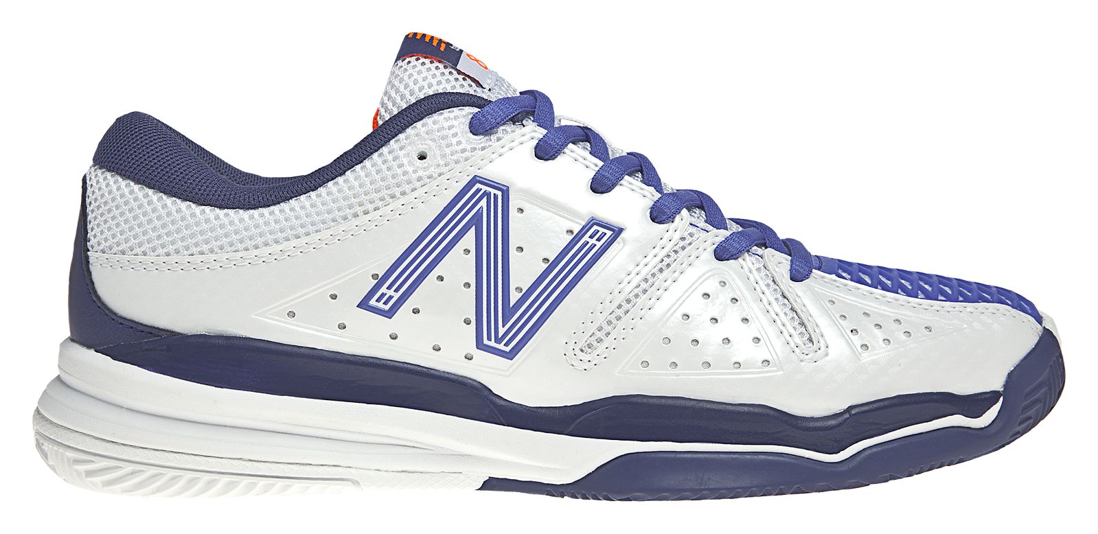 New Balance 851, White with Purple & Navy