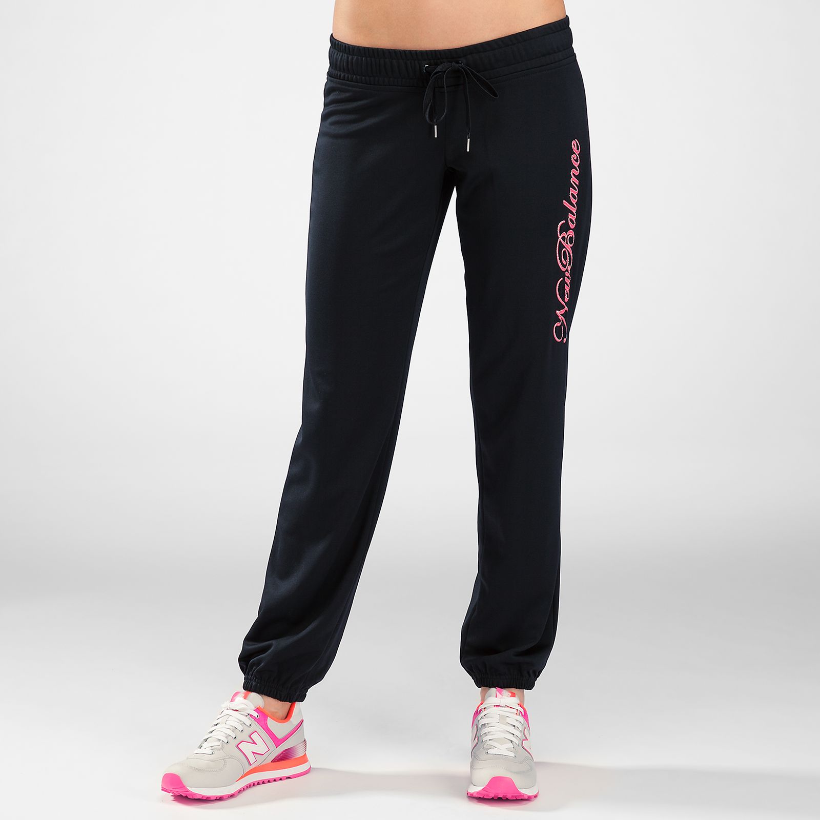 Tech Script Track Pant, Black