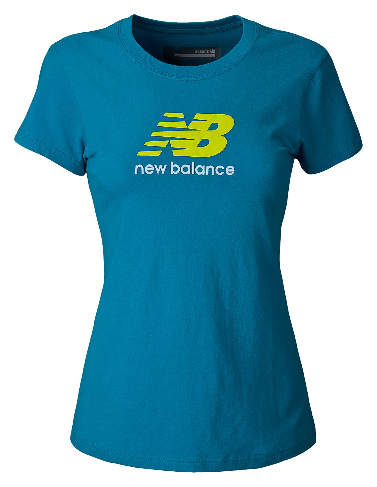 Essential Short Sleeve Tee, Blue Jewel