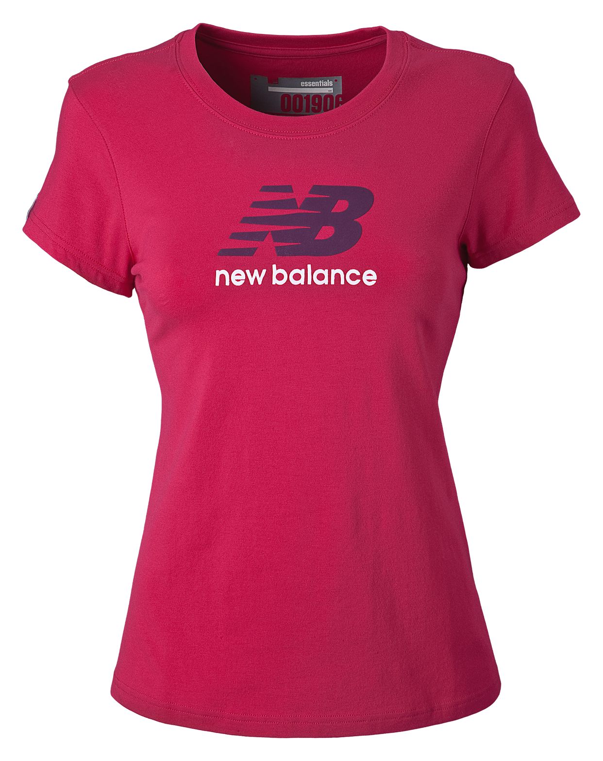 Essential Short Sleeve Tee, Bright Rose