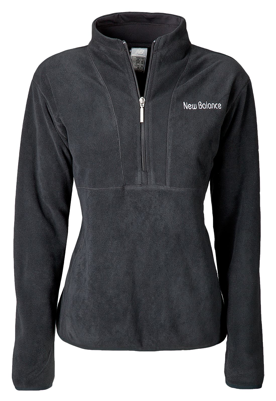 Micropolar Fleece 1/4 Zip Sweat, Black