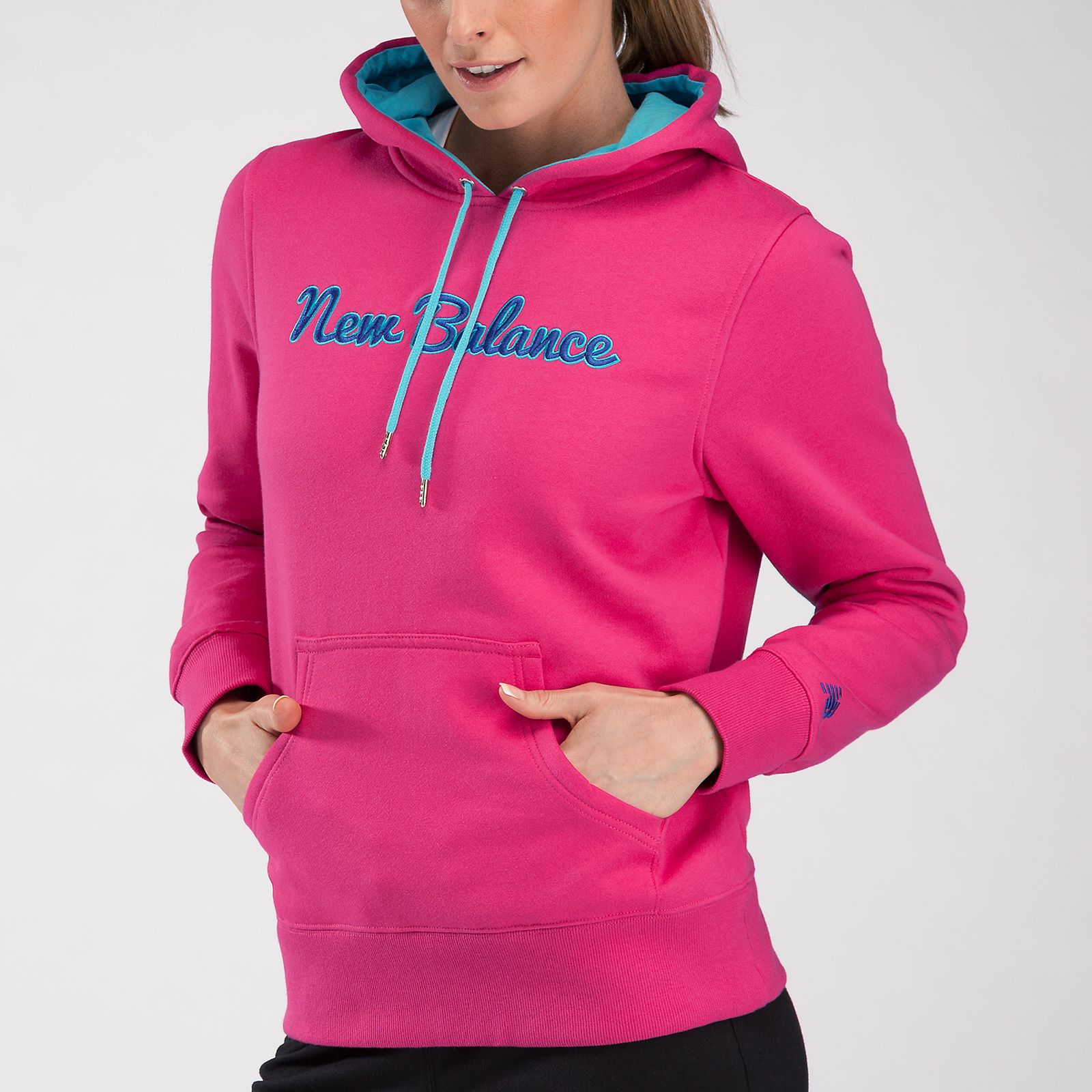 Essentials Pullover Hood, Hibiscus