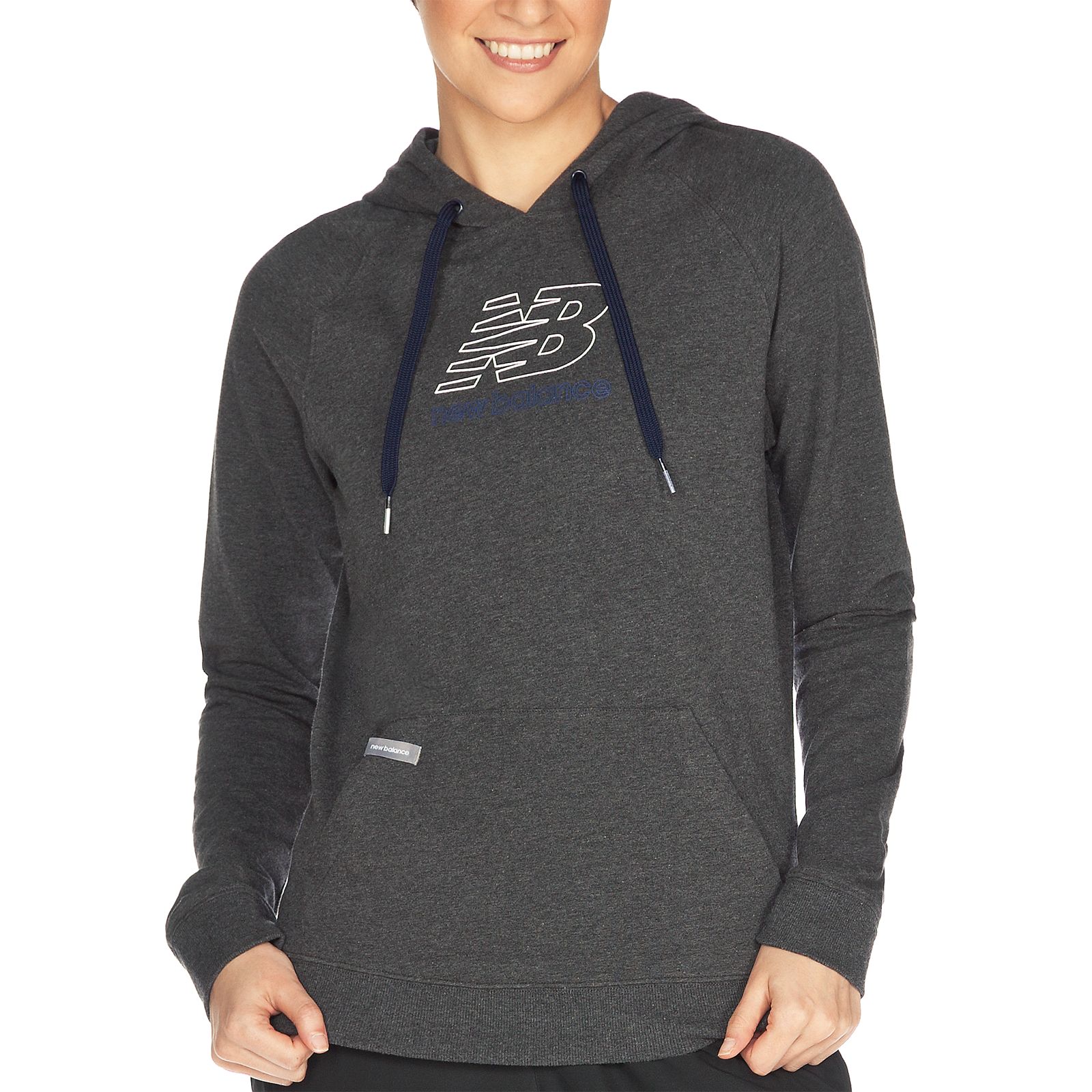 Essentials French Terry Hoodie, Heather Charc