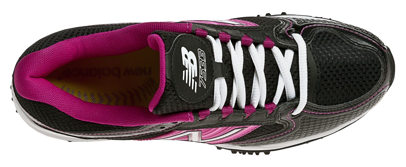 New Balance 7533, Black with Pink