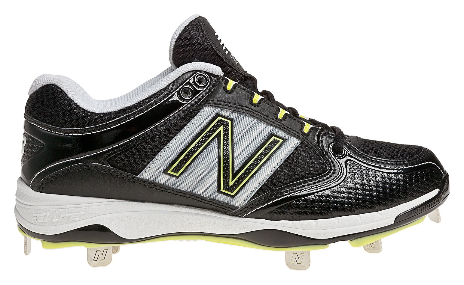 New Balance 7535, Black with Silver