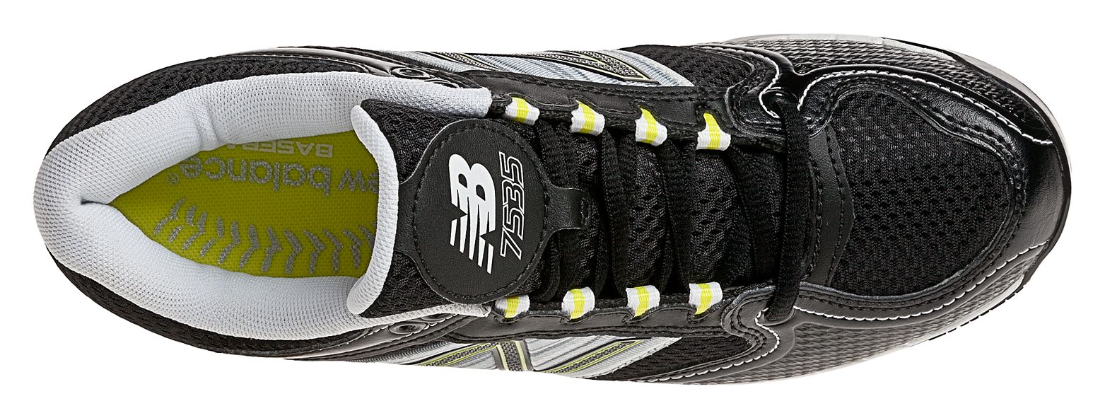 New Balance 7535, Black with Silver