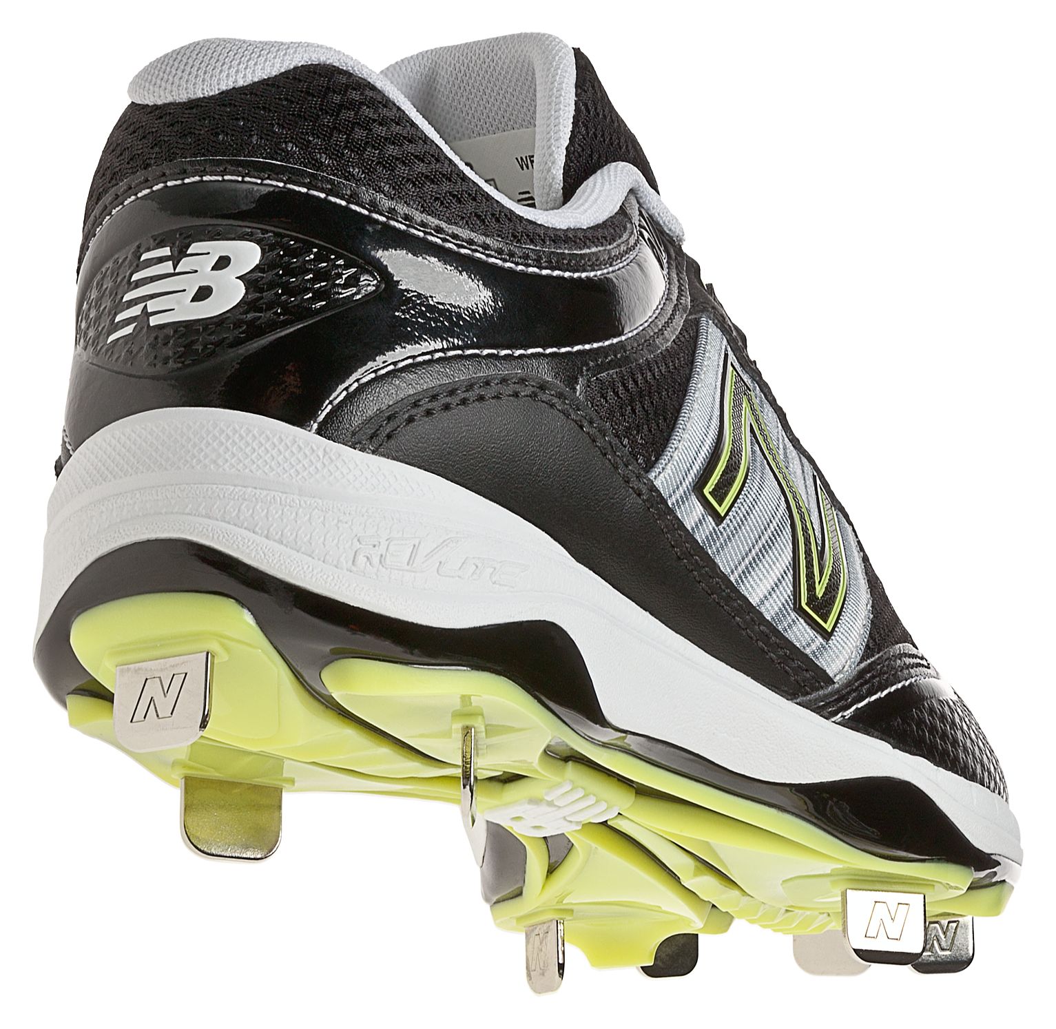 New Balance 7535, Black with Silver