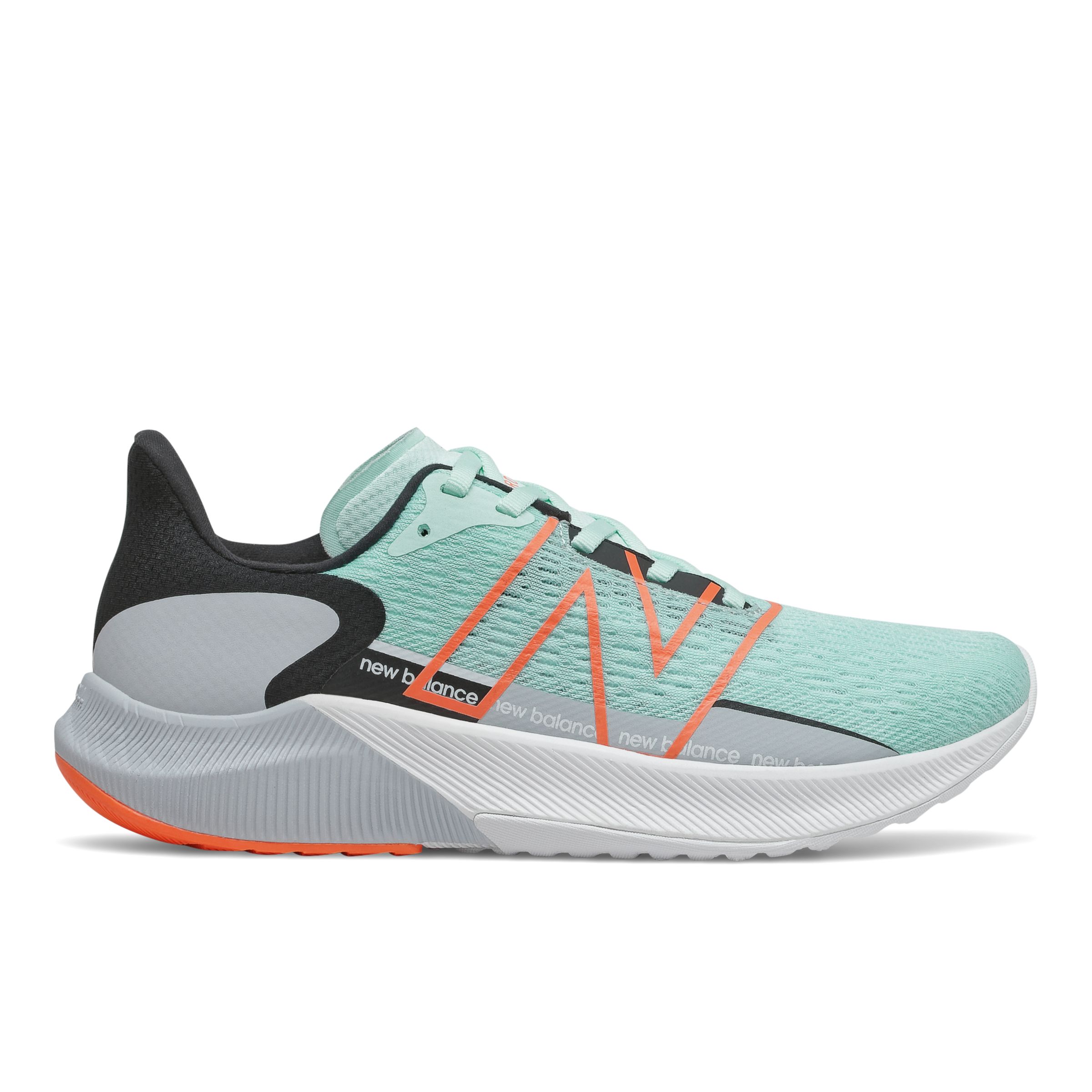Mujeres New Balance FuelCell Propel v2 - White Mint/Black, White Mint/Black - WFCPRCC2