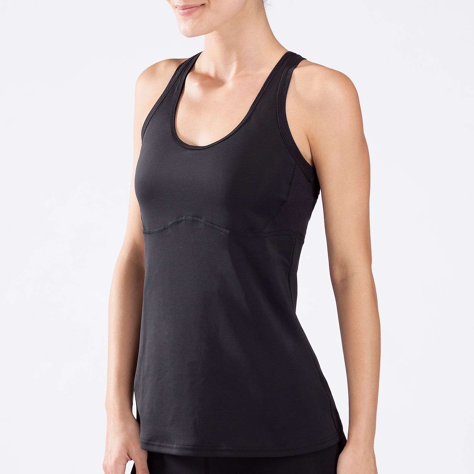 Long Bra Top, Black
