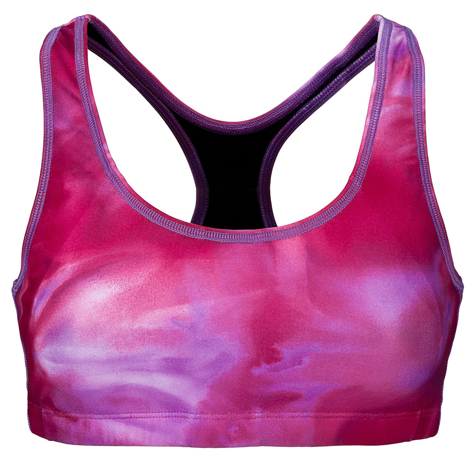 Bodywear Bra Top, Dewberry with Virtual Pink