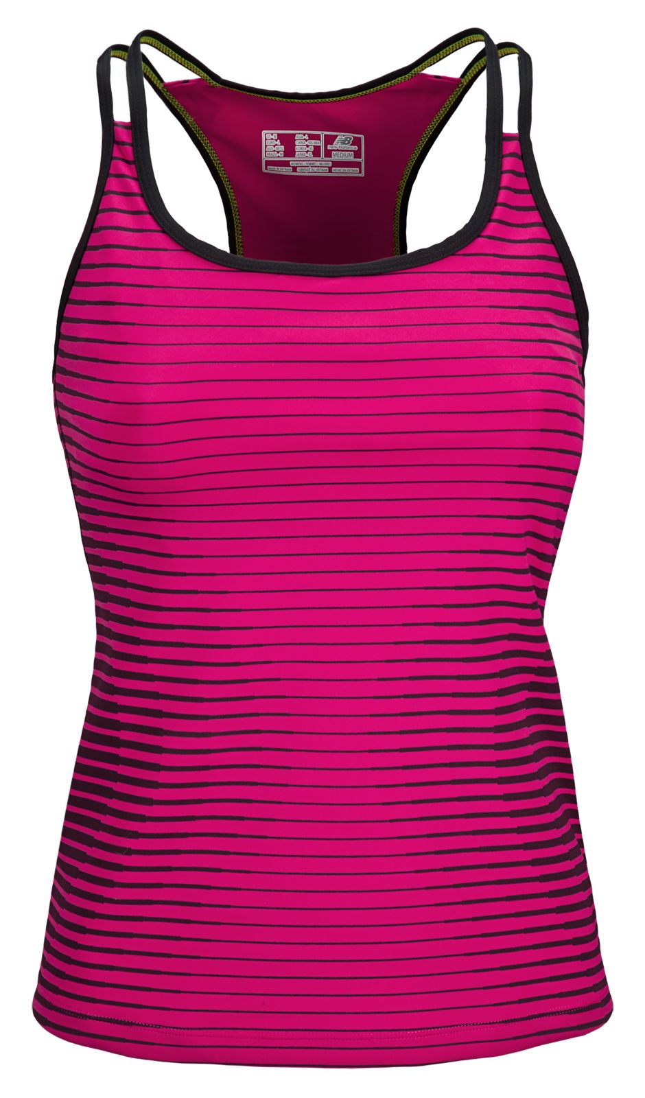 Go Anywhere Tank, Virtual Pink with Black