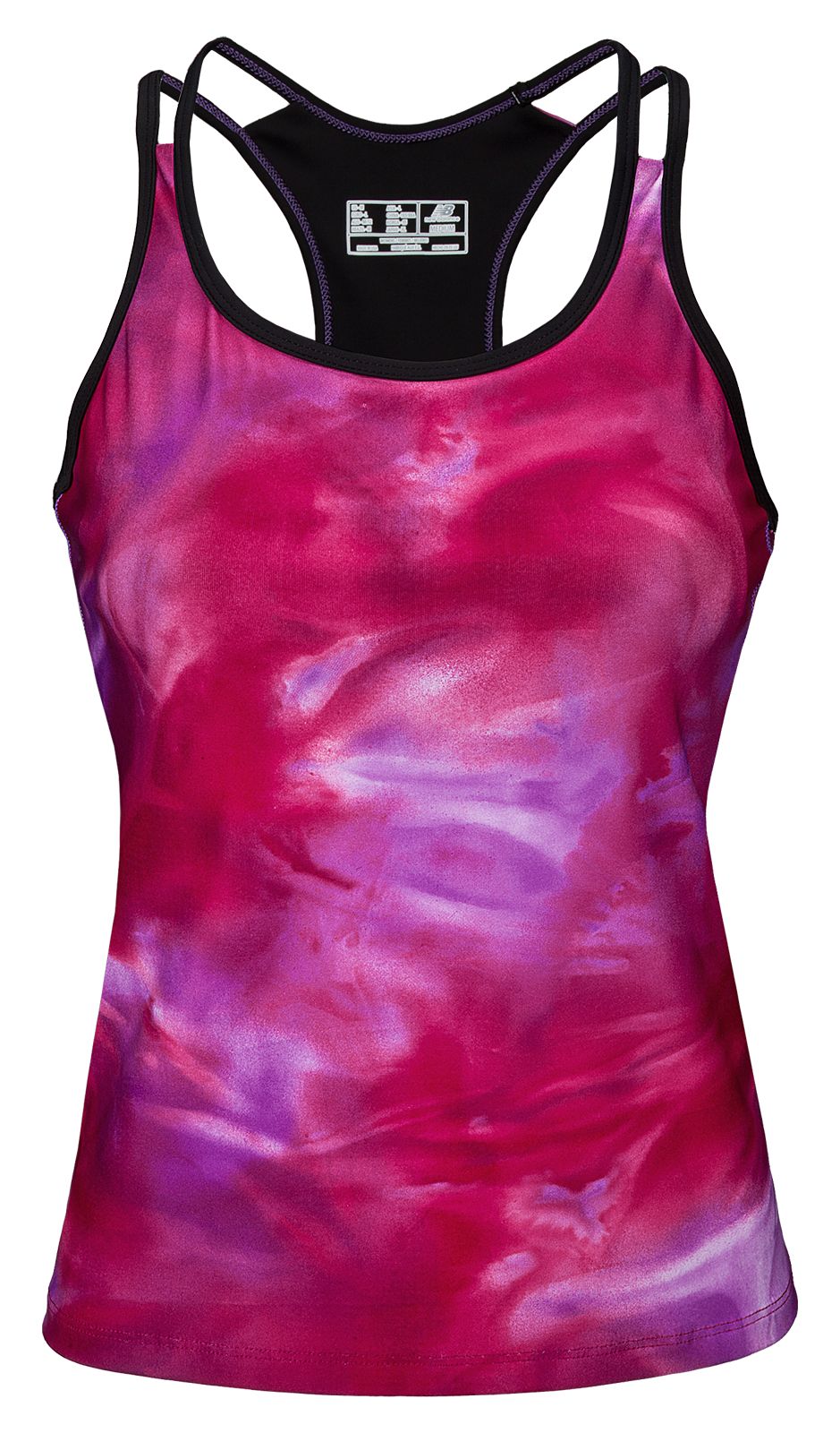 Bodywear Bra Top, Dewberry with Virtual Pink