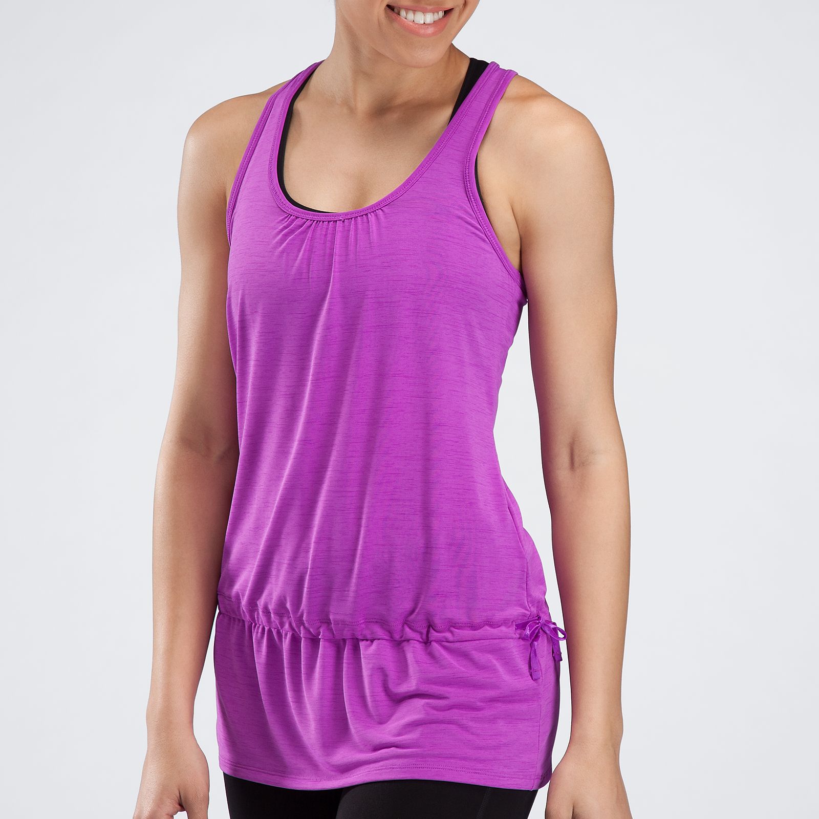 Layering Tank, Purple Cactus Flower