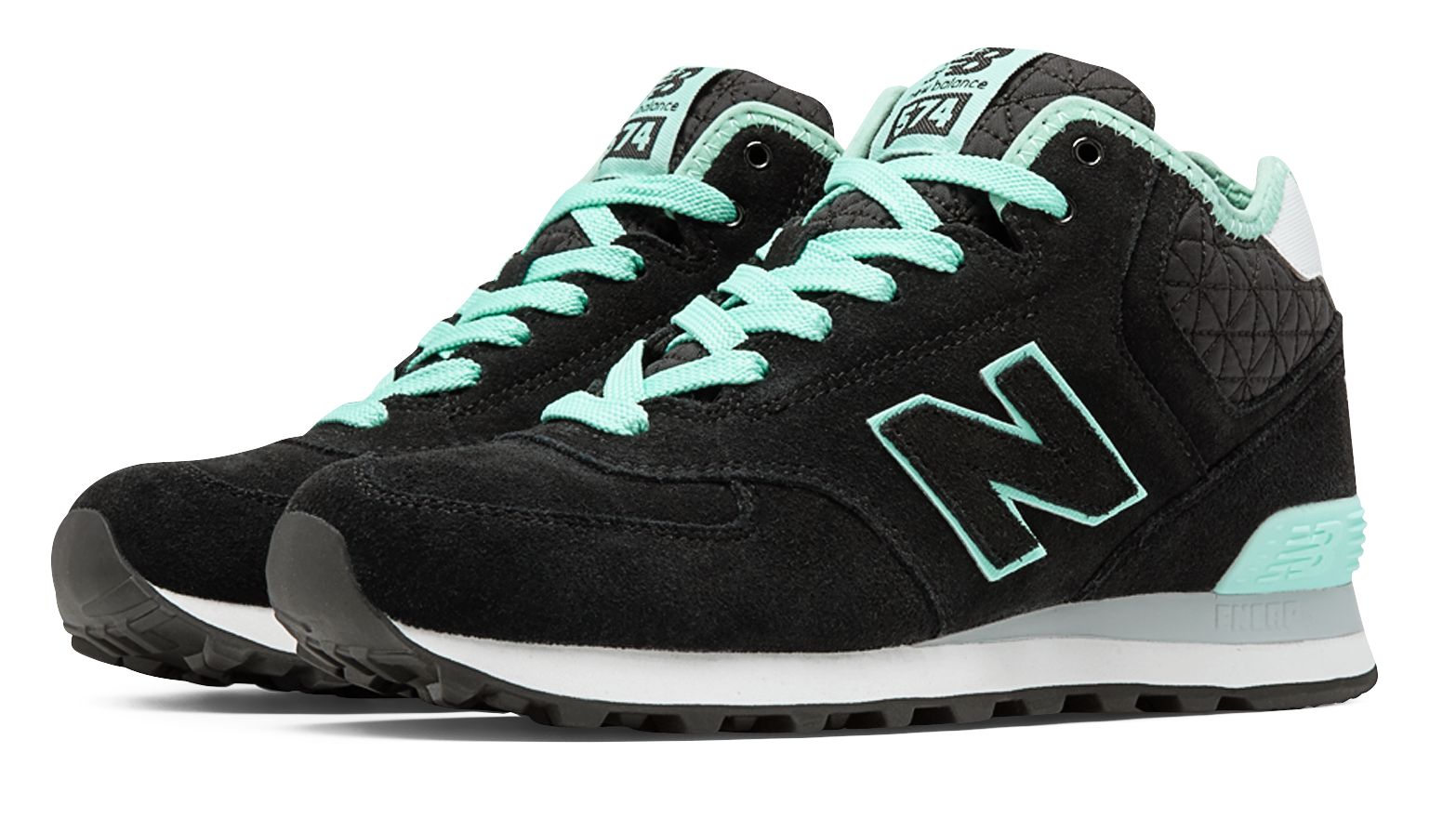 new balance 574 mid black