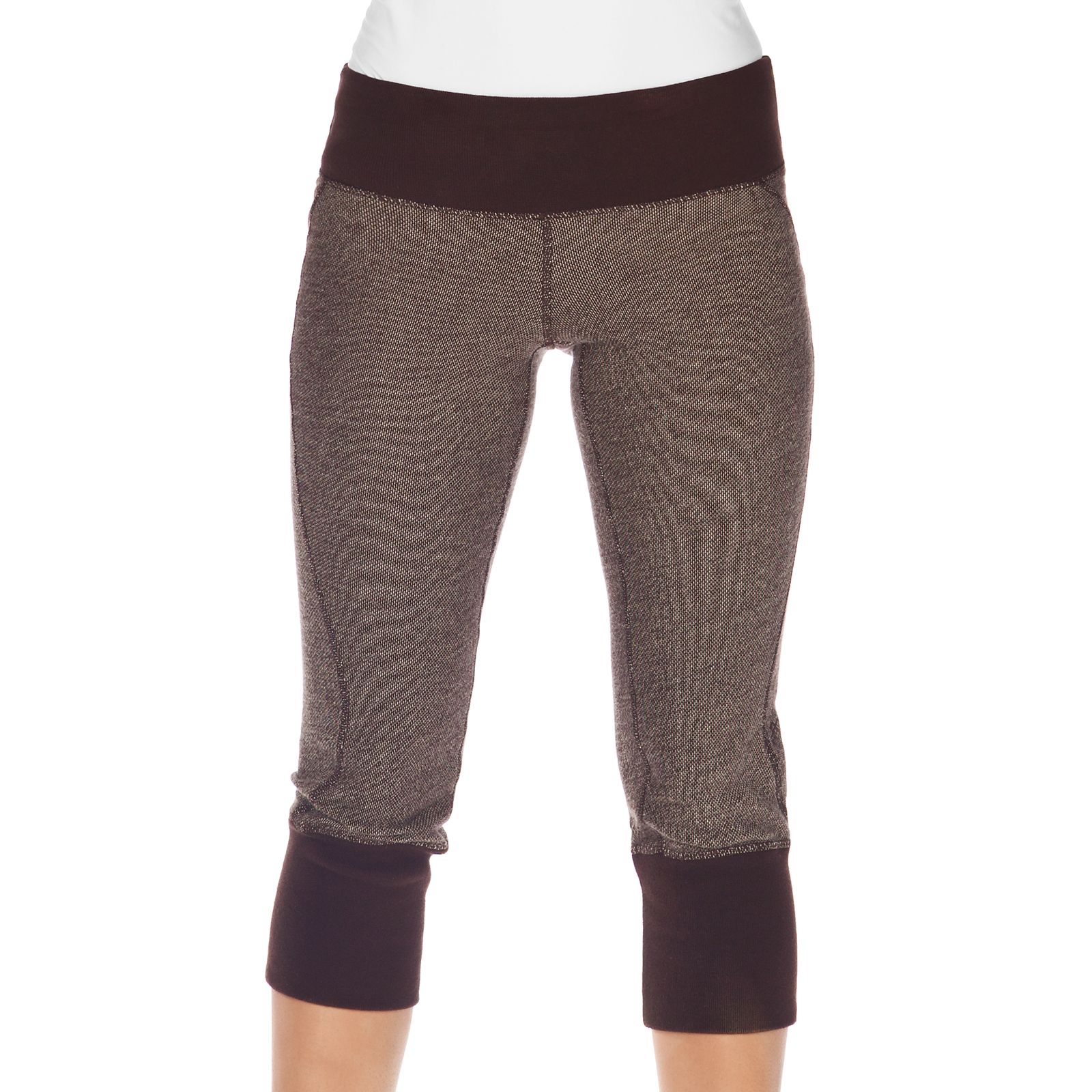 Samasara Crop Legging, Coffee Bean
