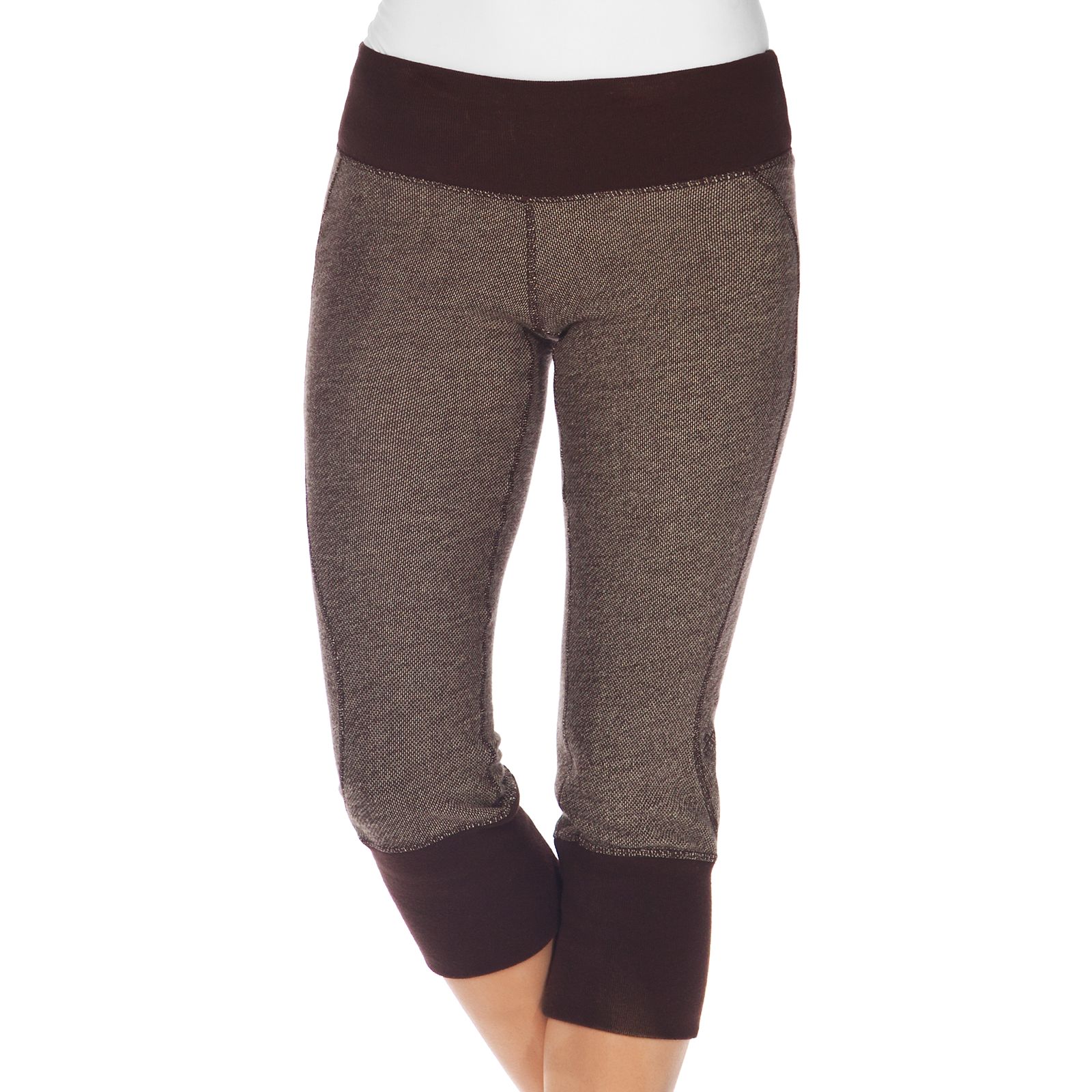 Samasara Crop Legging, Coffee Bean