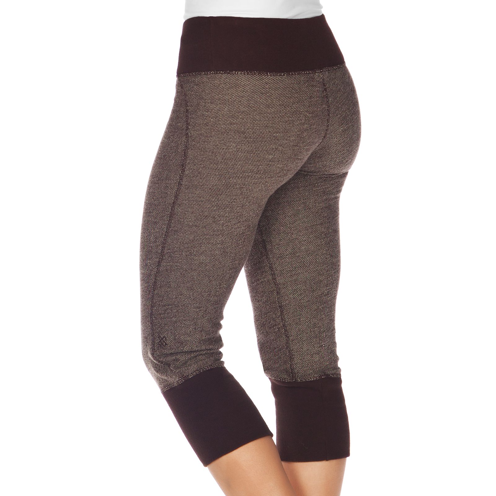 Samasara Crop Legging, Coffee Bean